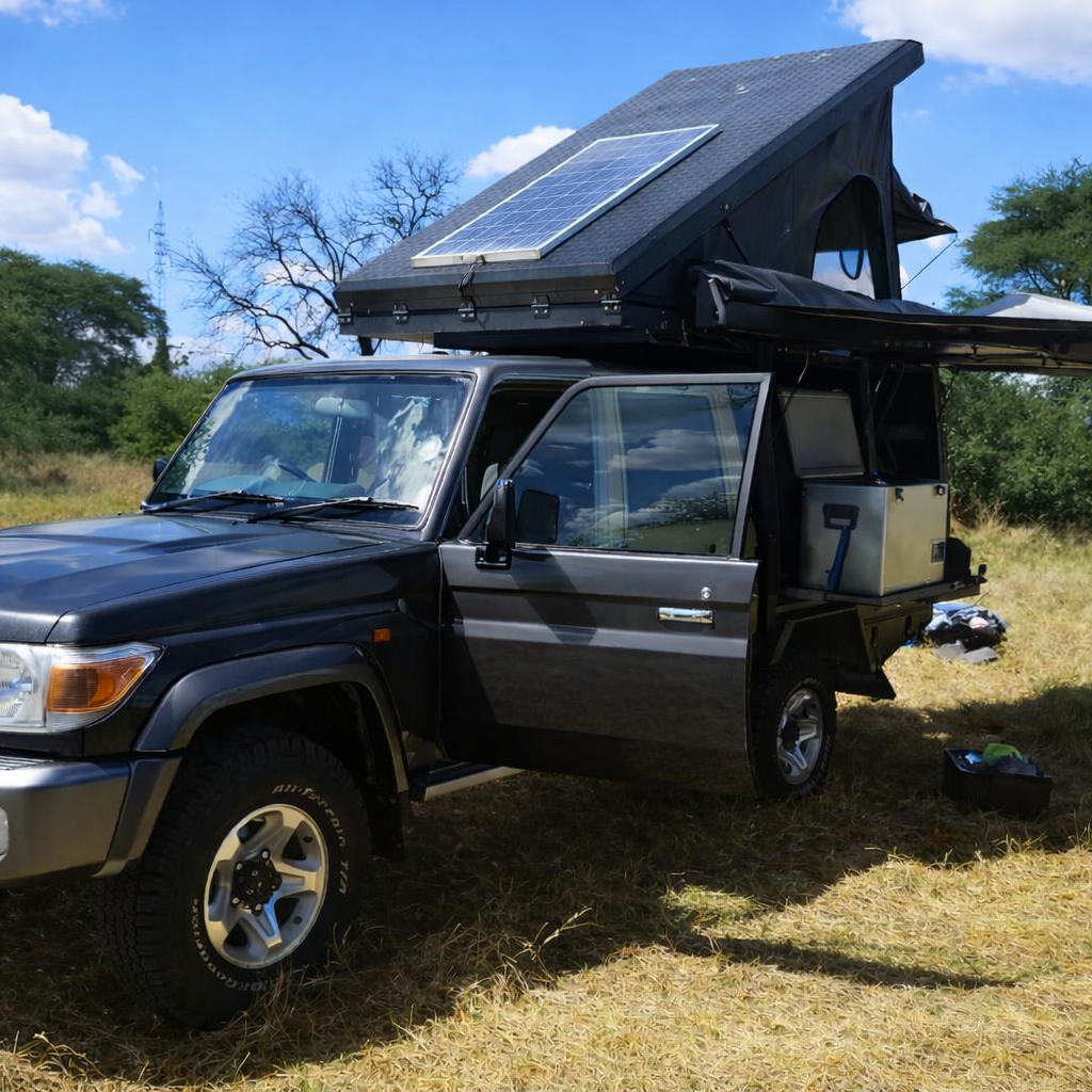 Toyota Land Cruiser 79 Double Cab 4x4 Built for Remote African Safaris_Car Rental Road Trips (CRRT)