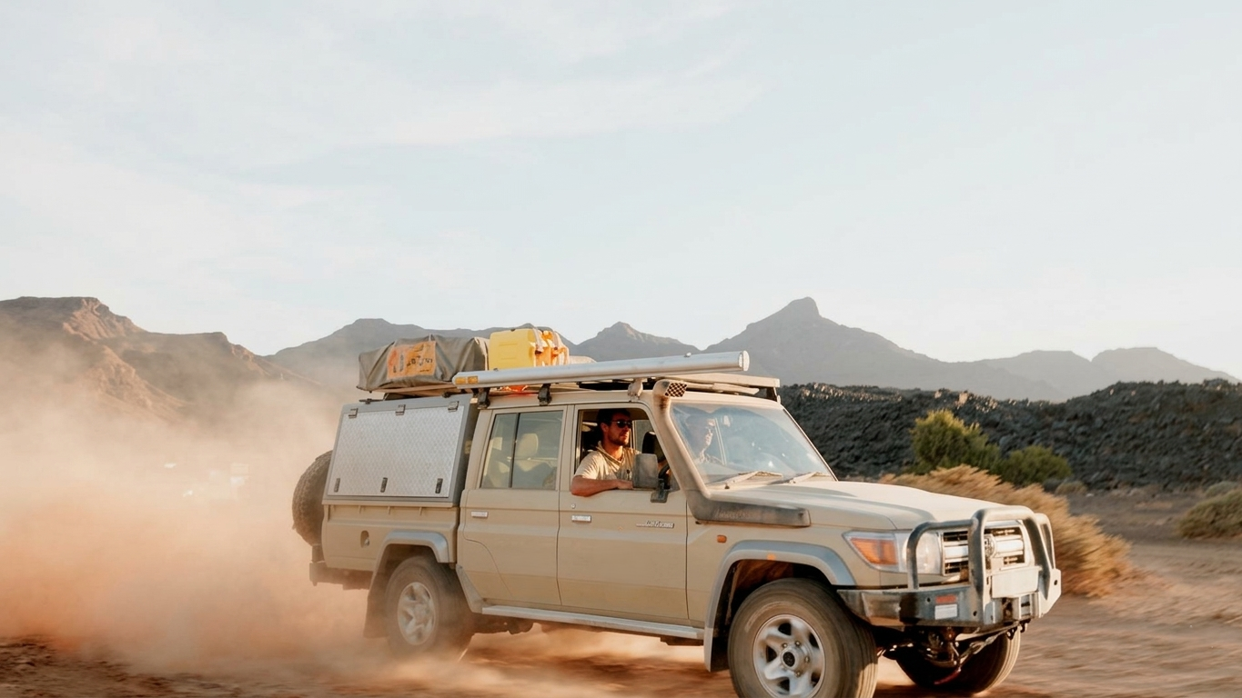 Toyota Land Cruiser 79 series 4x4 Double Cab Expedition in Namibia_Car Rental Road Trips